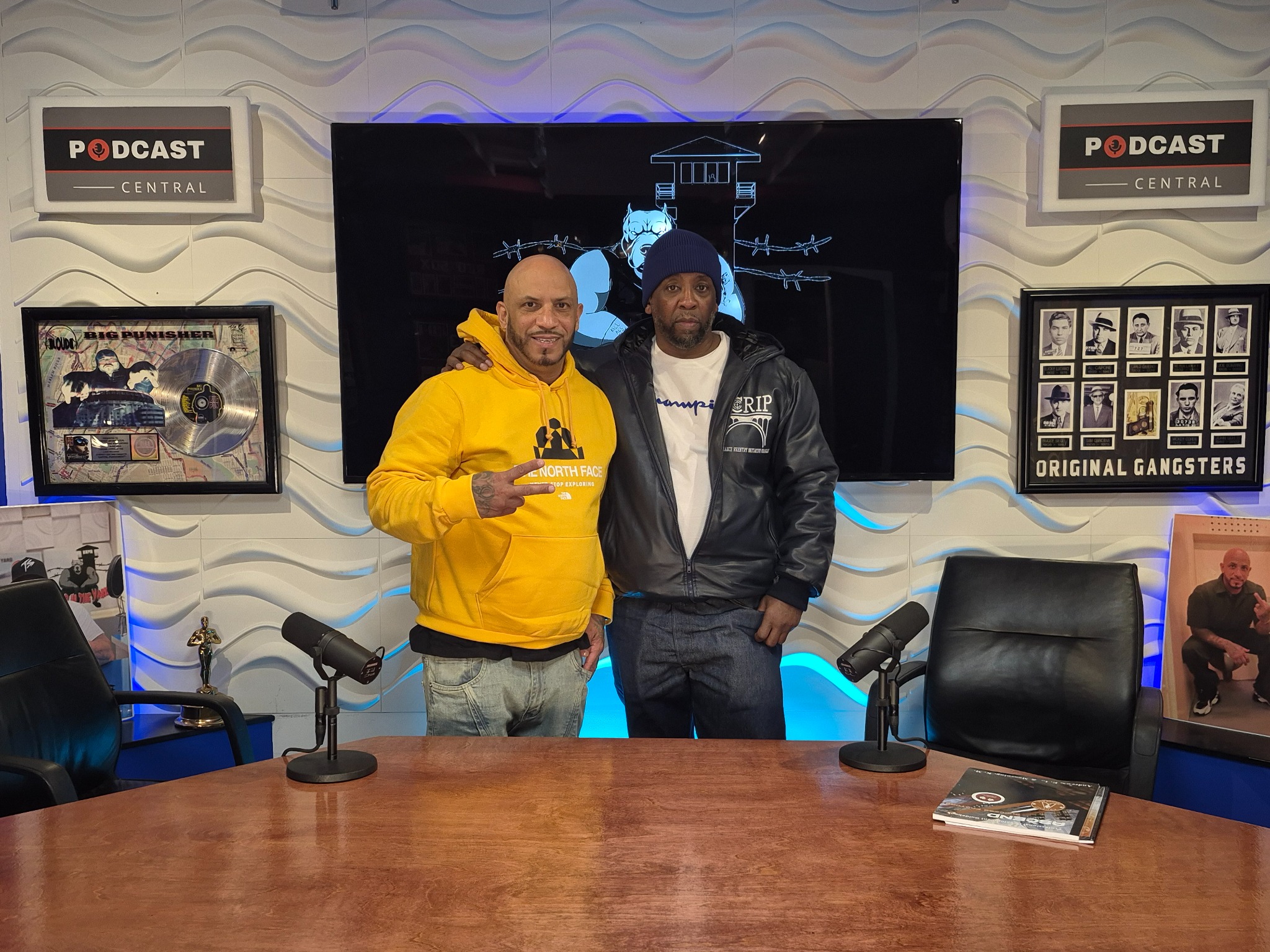 SCRIP representatives inside the Urban Echoes podcast studio